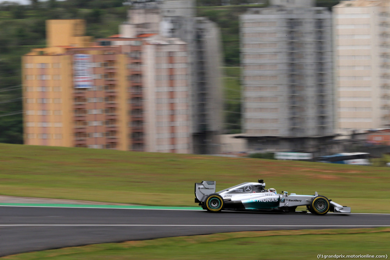 GP BRASILE, 08.11.2014 - Qualifiche, Lewis Hamilton (GBR) Mercedes AMG F1 W05