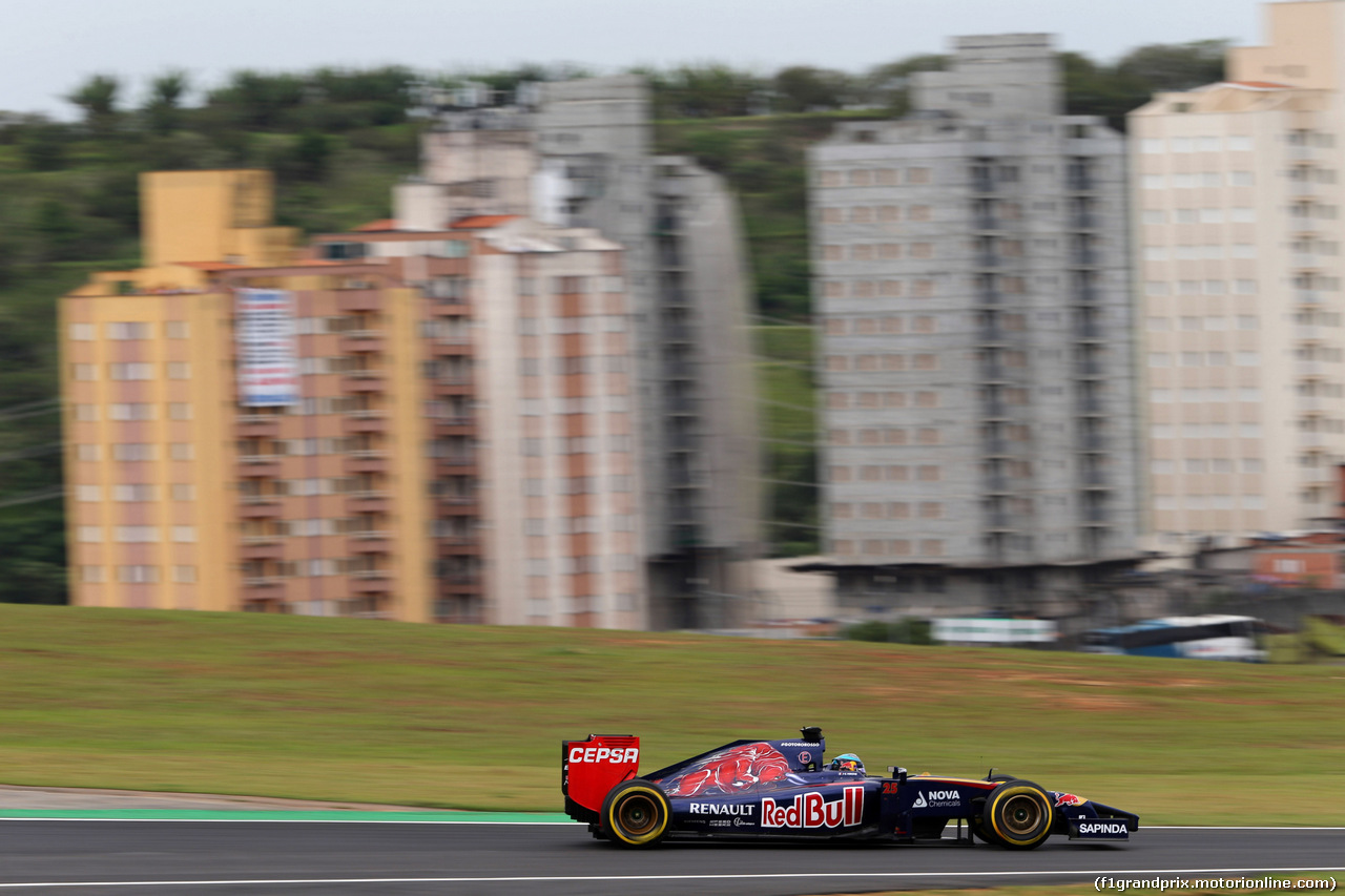 GP BRASILE, 08.11.2014 - Qualifiche, Jean-Eric Vergne (FRA) Scuderia Toro Rosso STR9