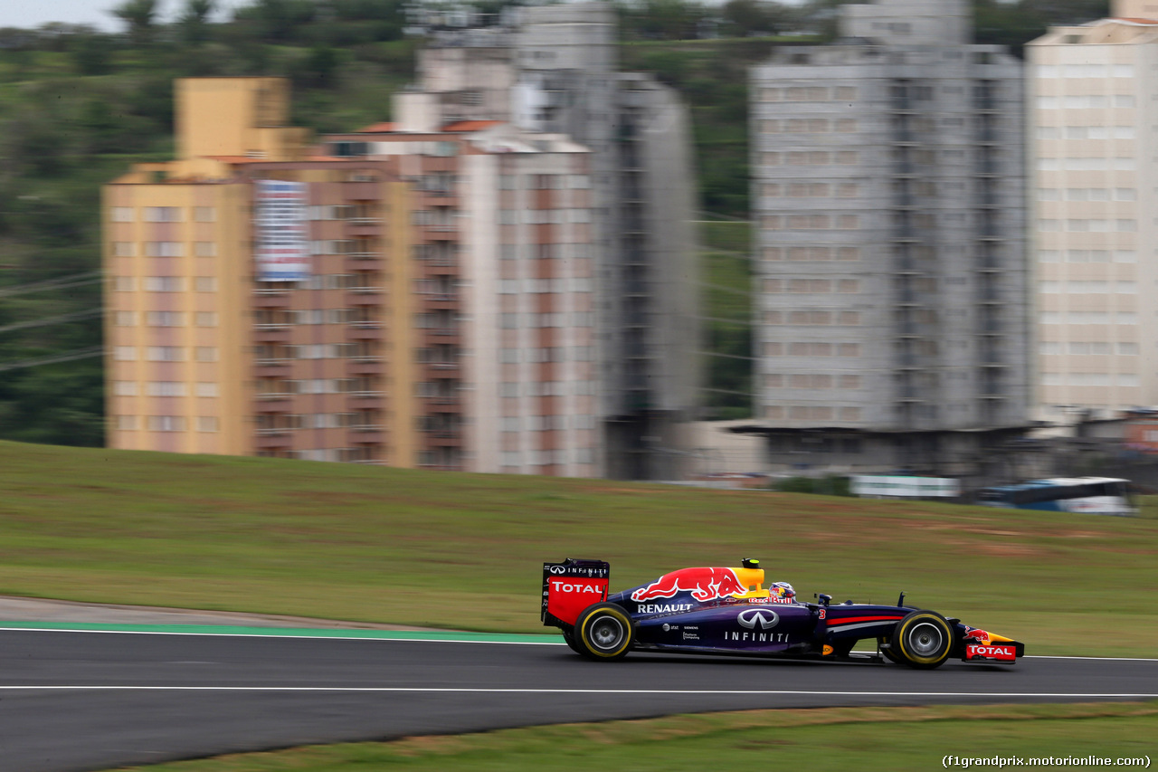 GP BRASILE, 08.11.2014 - Qualifiche, Daniel Ricciardo (AUS) Red Bull Racing RB10