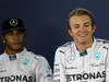 GP BRASILE, 08.11.2014 - Qualifiche, Conferenza Stampa, Lewis Hamilton (GBR) Mercedes AMG F1 W05 e Nico Rosberg (GER) Mercedes AMG F1 W05