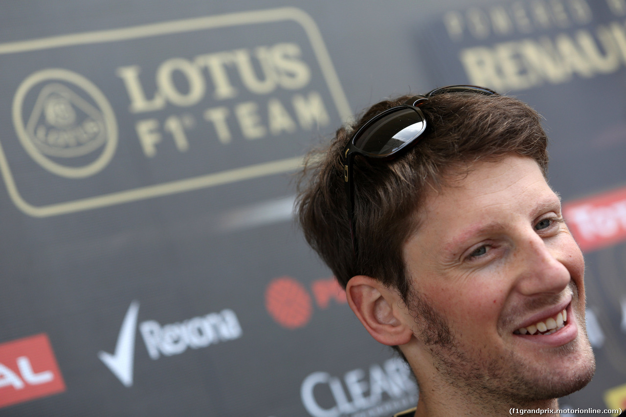 GP BRASILE, 06.11.2014 - Romain Grosjean (FRA) Lotus F1 Team E22