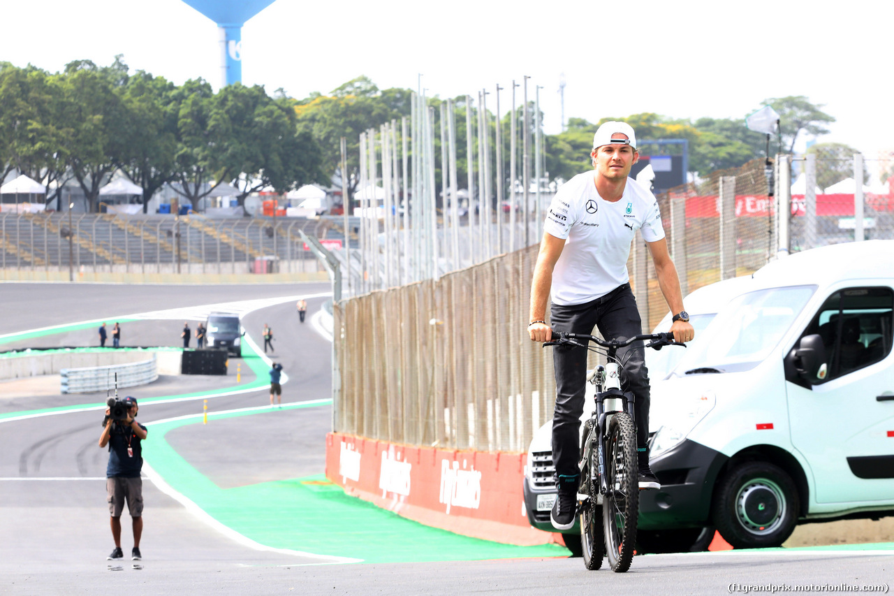GP BRASILE, 06.11.2014 - Nico Rosberg (GER) Mercedes AMG F1 W05