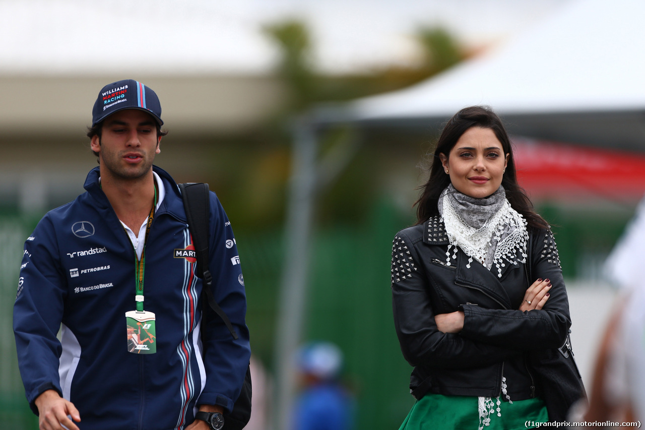 GP BRASILE, 07.11.2014 - Felipe Nasr (BRA) Williams Test e Reserve Driver