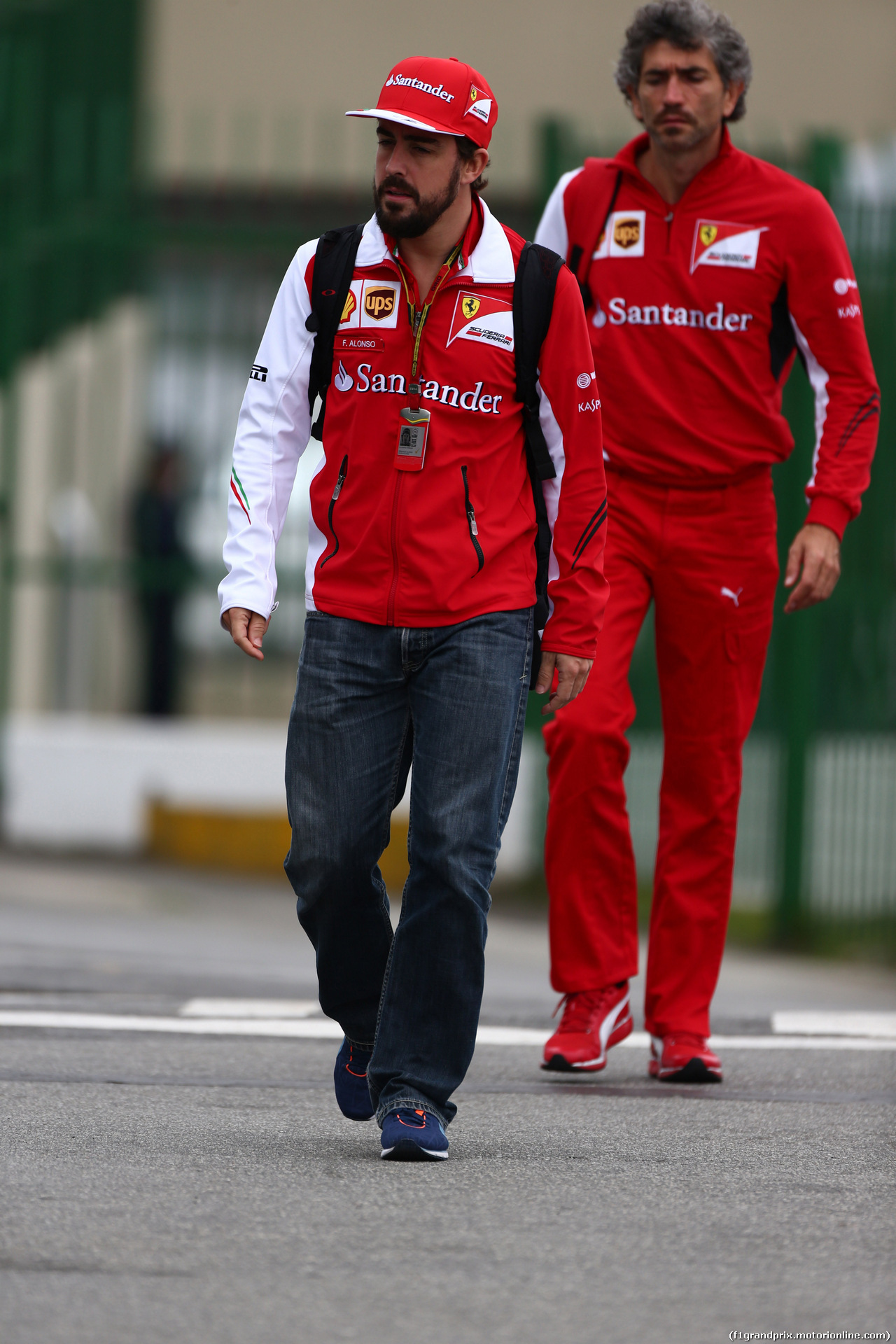 GP BRASILE, 07.11.2014 - Fernando Alonso (ESP) Ferrari F14-T