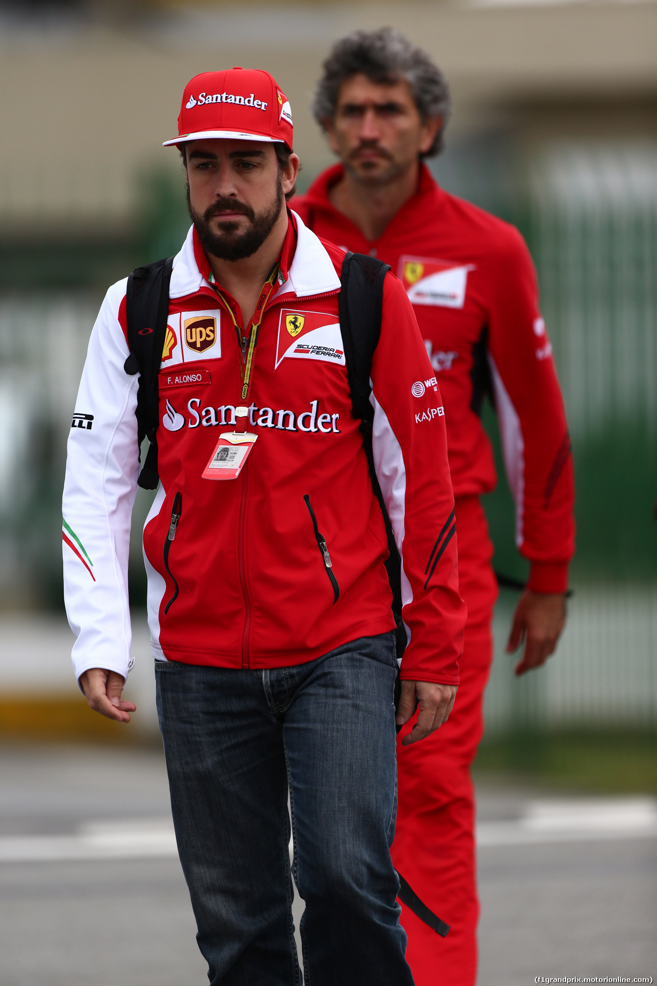 GP BRASILE, 07.11.2014 - Fernando Alonso (ESP) Ferrari F14-T