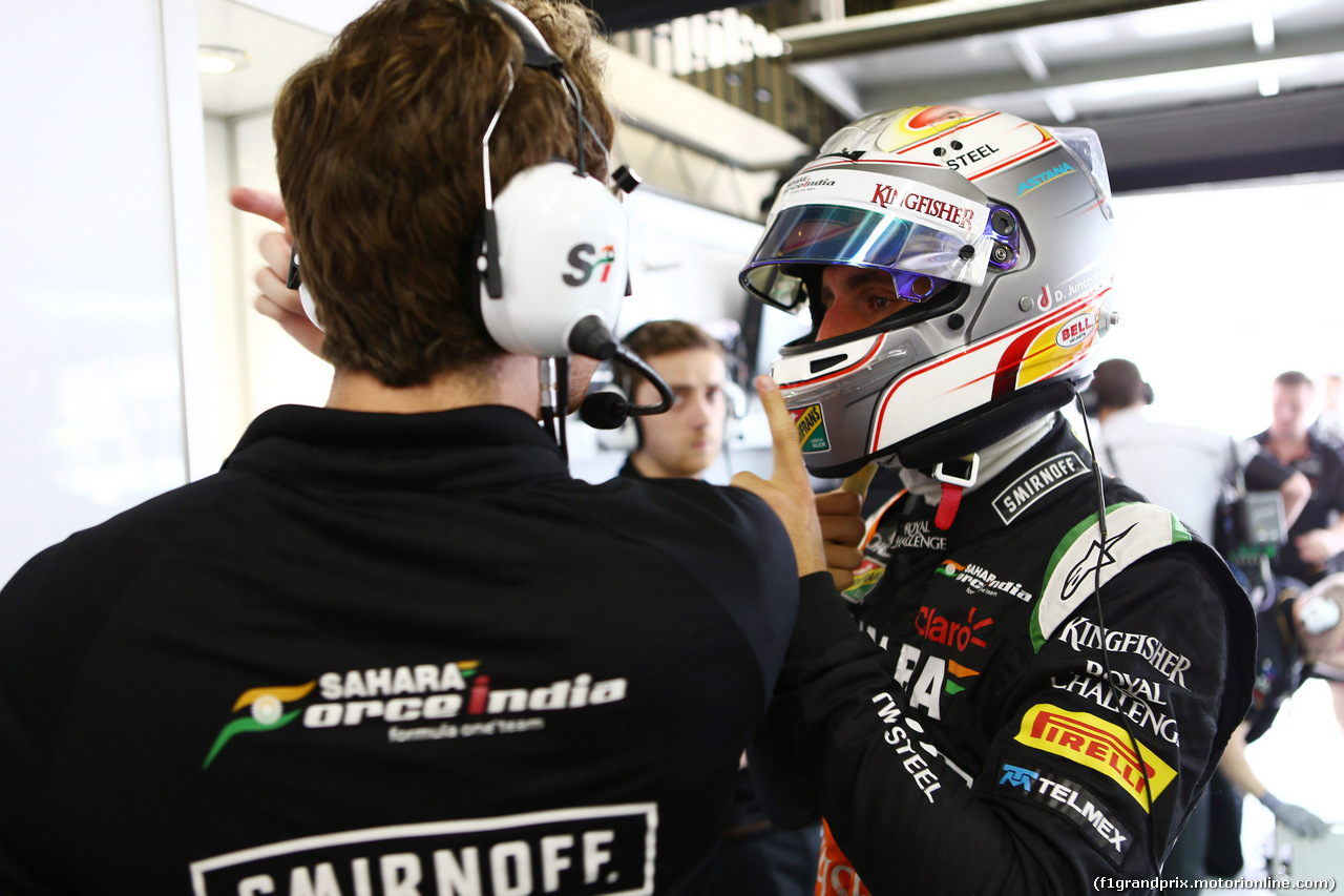 GP BRASILE, 07.11.2014 - Prove Libere 1, Daniel Juncadella (ESP) Sahara Force India F1 VJM07 Test e Reserve Driver