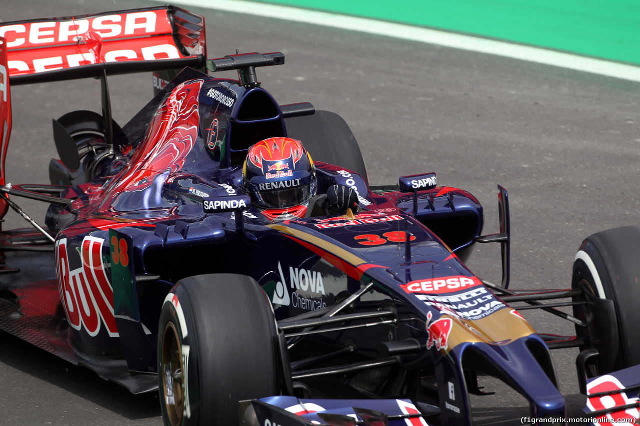 GP BRASILE, 07.11.2014 - Prove Libere 1, Max Verstappen (NED) Scuderia Toro Rosso STR9