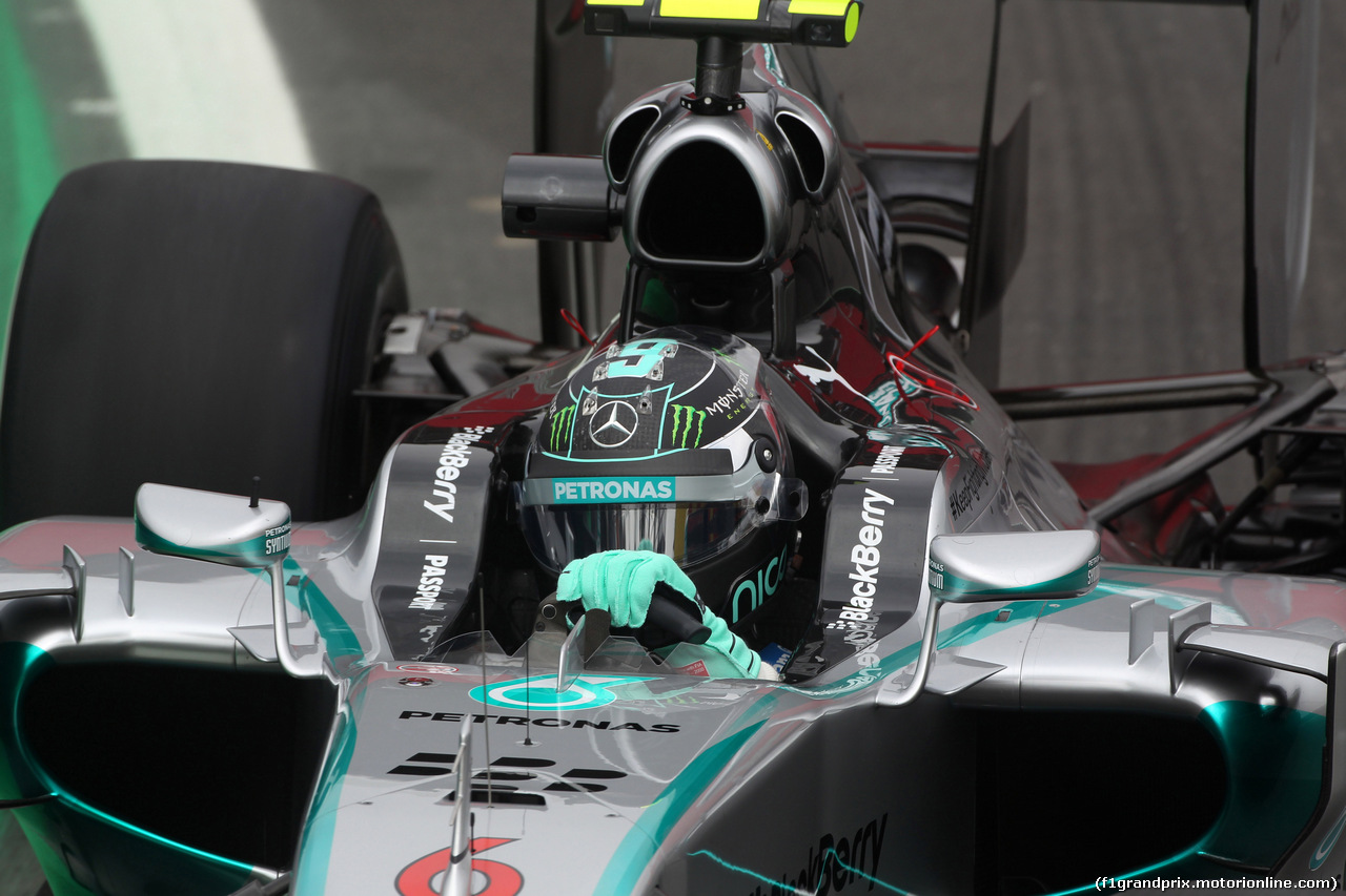 GP BRASILE, 07.11.2014 - Prove Libere 1, Nico Rosberg (GER) Mercedes AMG F1 W05