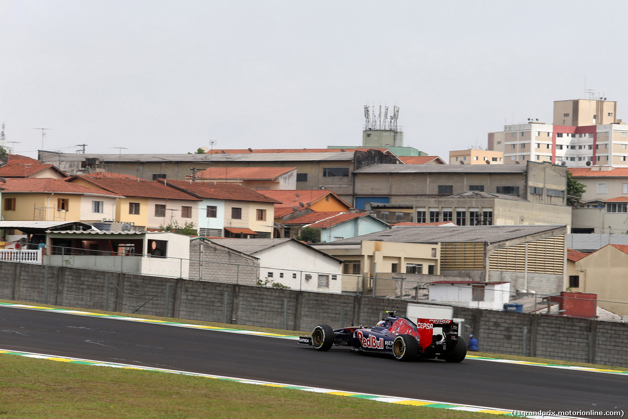 GP BRASILE, 07.11.2014 - Prove Libere 1, Daniil Kvyat (RUS) Scuderia Toro Rosso STR9