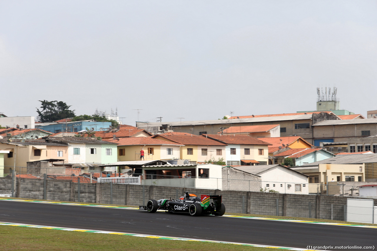 GP BRASILE, 07.11.2014 - Prove Libere 1, Nico Hulkenberg (GER) Sahara Force India F1 VJM07