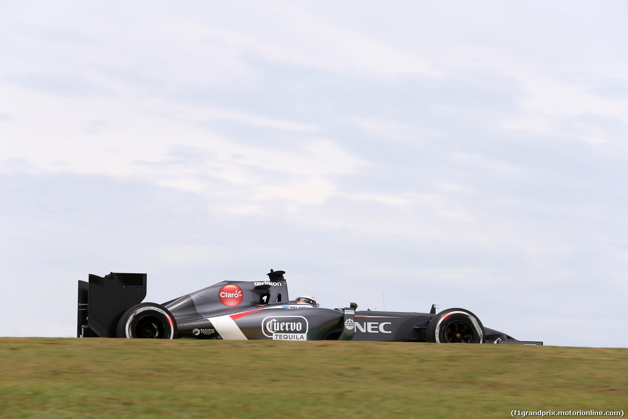 GP BRASILE, 07.11.2014 - Prove Libere 1, Adrian Sutil (GER) Sauber F1 Team C33