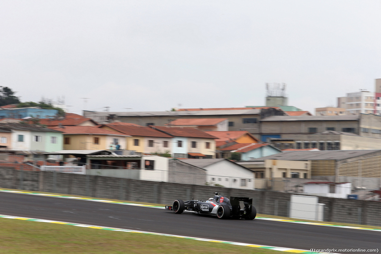 GP BRASILE, 07.11.2014 - Prove Libere 1, Adrian Sutil (GER) Sauber F1 Team C33