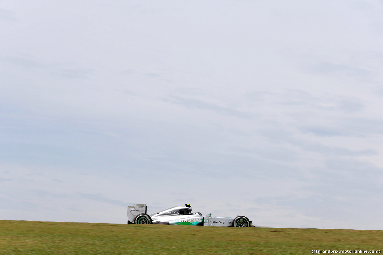 GP BRASILE, 07.11.2014 - Prove Libere 1, Lewis Hamilton (GBR) Mercedes AMG F1 W05