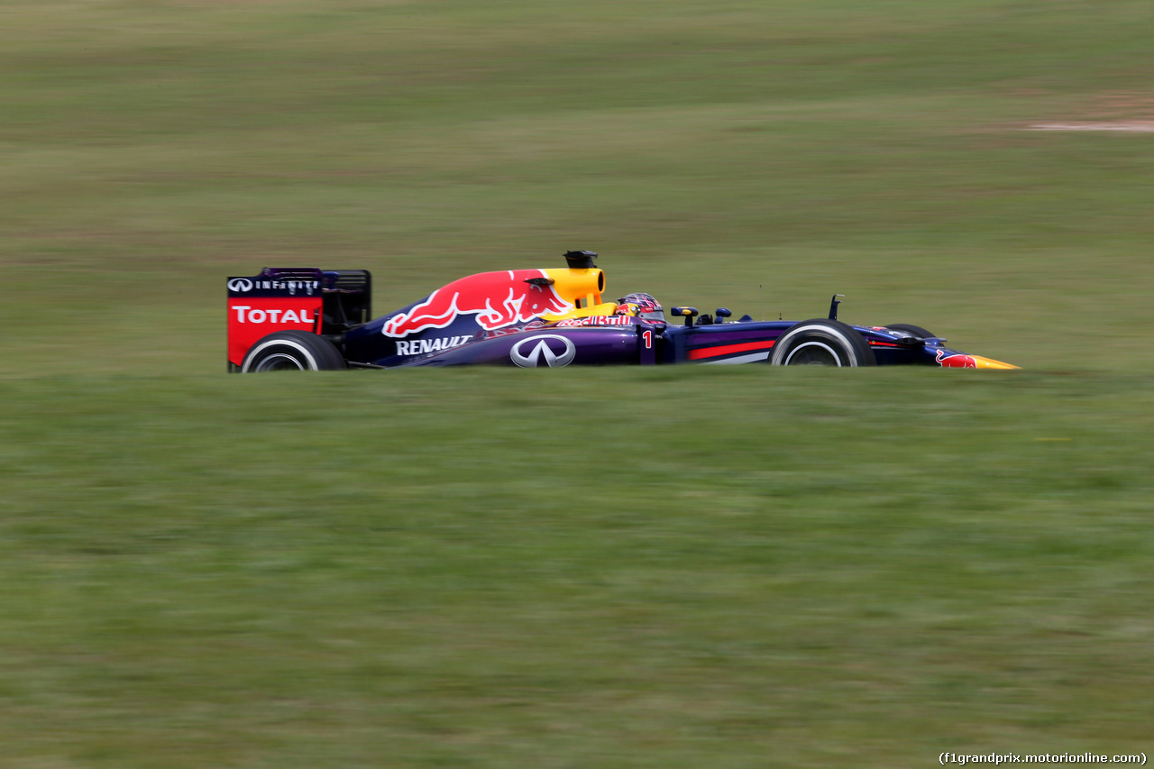 GP BRASILE, 07.11.2014 - Prove Libere 1, Sebastian Vettel (GER) Red Bull Racing RB10