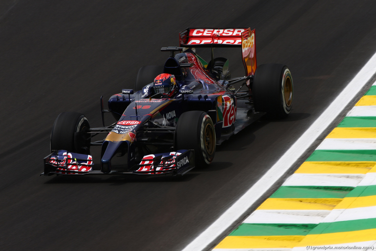 GP BRASILE, 07.11.2014 - Prove Libere 1, Max Verstappen (NED) Scuderia Toro Rosso STR9