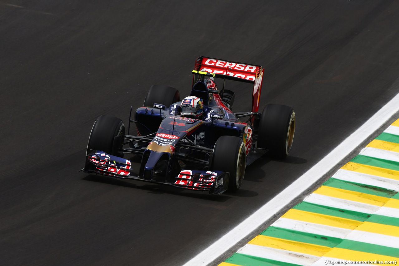 GP BRASILE, 07.11.2014 - Prove Libere 1, Daniil Kvyat (RUS) Scuderia Toro Rosso STR9