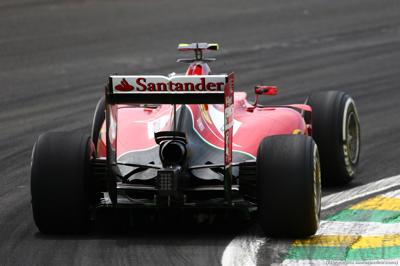 GP BRASILE, 07.11.2014 - Prove Libere 1, Kimi Raikkonen (FIN) Ferrari F14-T