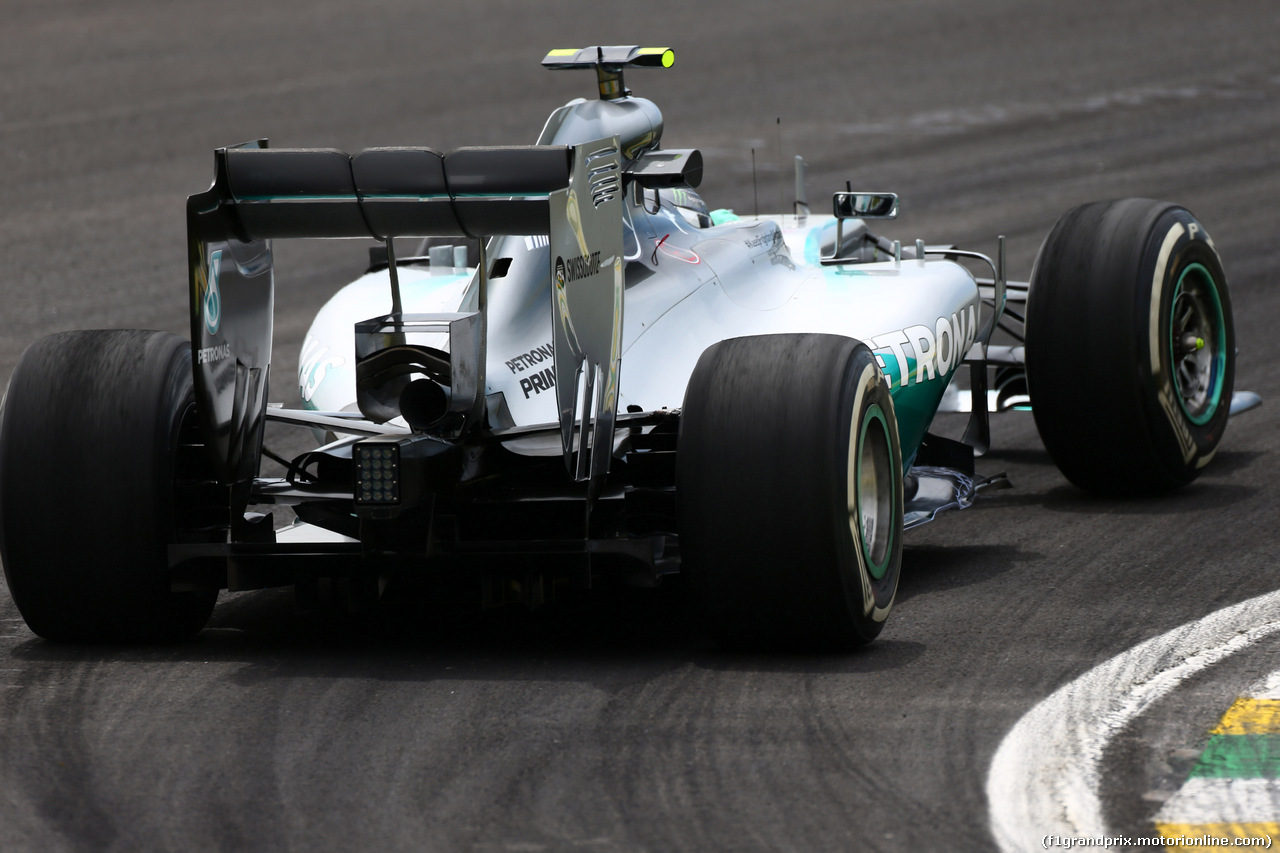 GP BRASILE, 07.11.2014 - Prove Libere 1, Nico Rosberg (GER) Mercedes AMG F1 W05