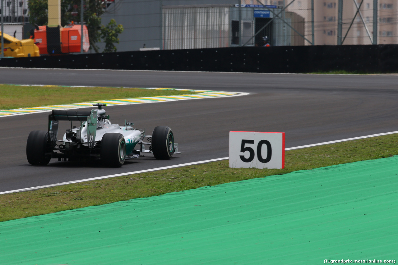 GP BRASILE, 07.11.2014 - Prove Libere 1, Nico Rosberg (GER) Mercedes AMG F1 W05