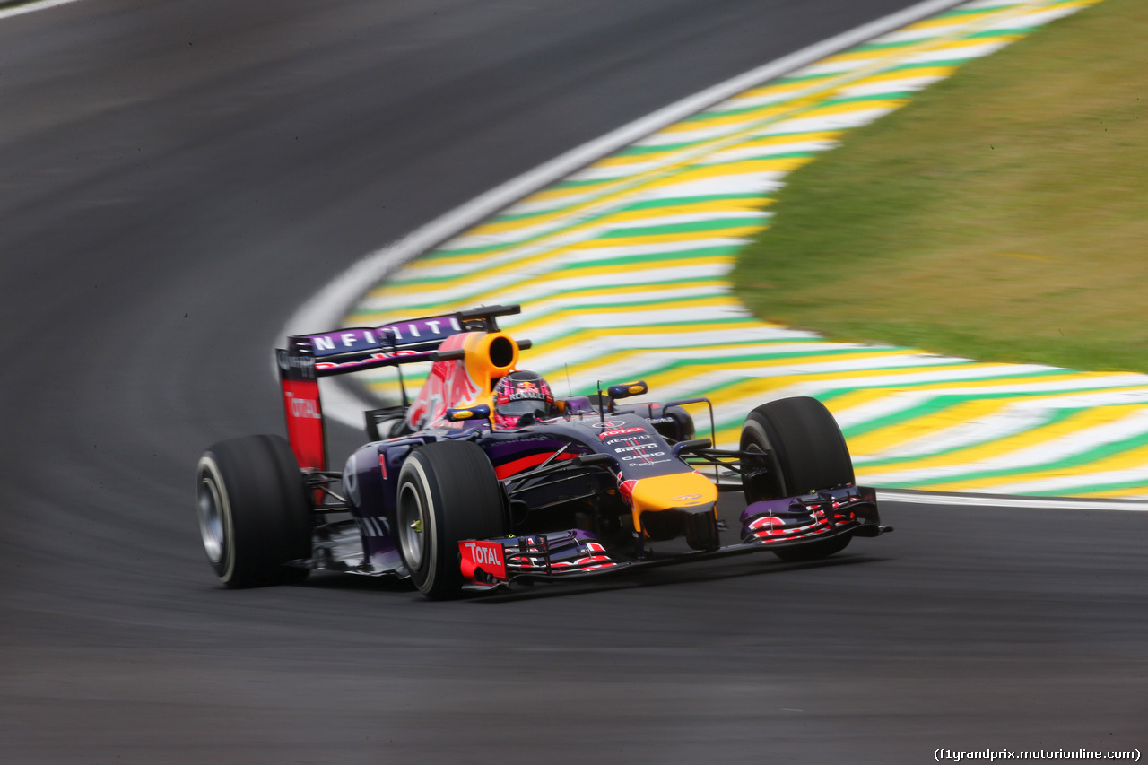 GP BRASILE, 07.11.2014 - Prove Libere 1, Sebastian Vettel (GER) Red Bull Racing RB10