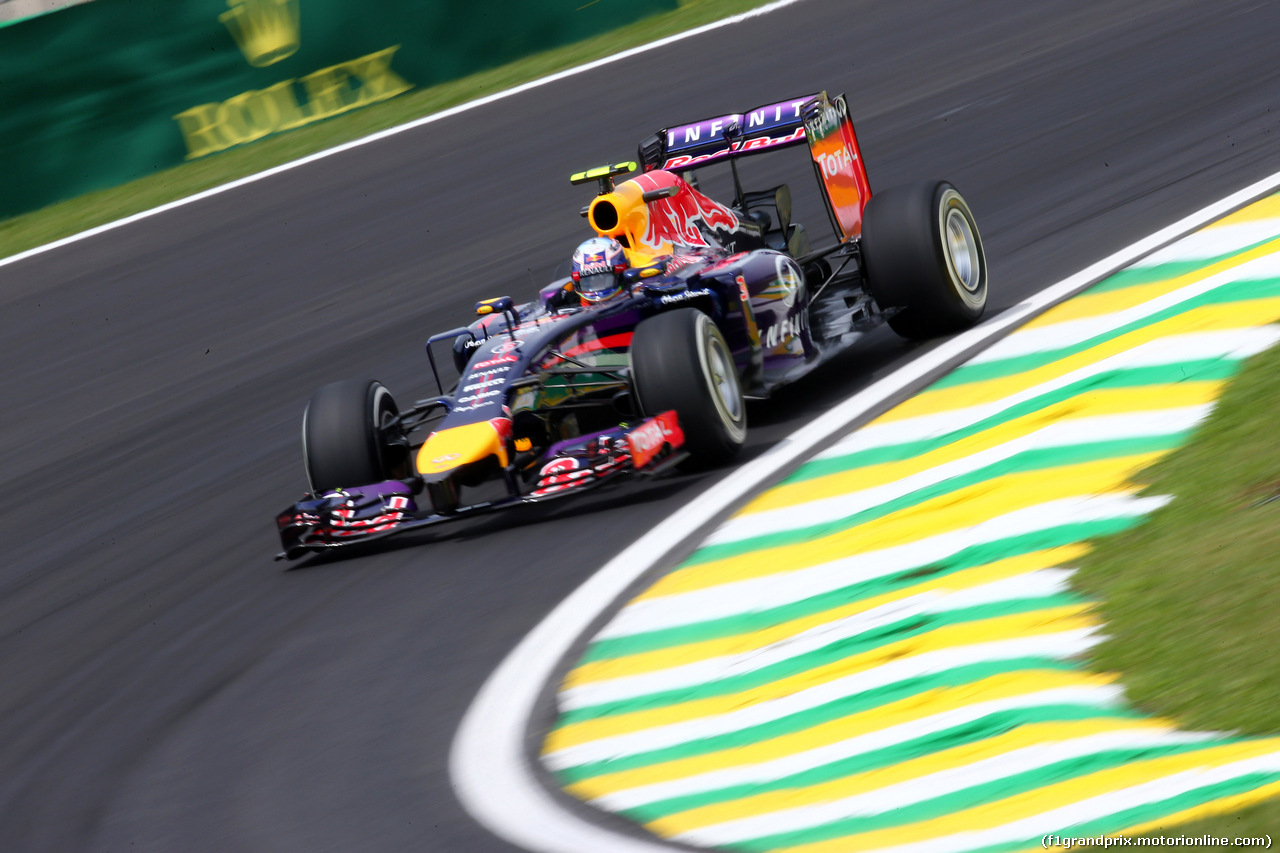 GP BRASILE, 07.11.2014 - Prove Libere 1, Daniel Ricciardo (AUS) Red Bull Racing RB10