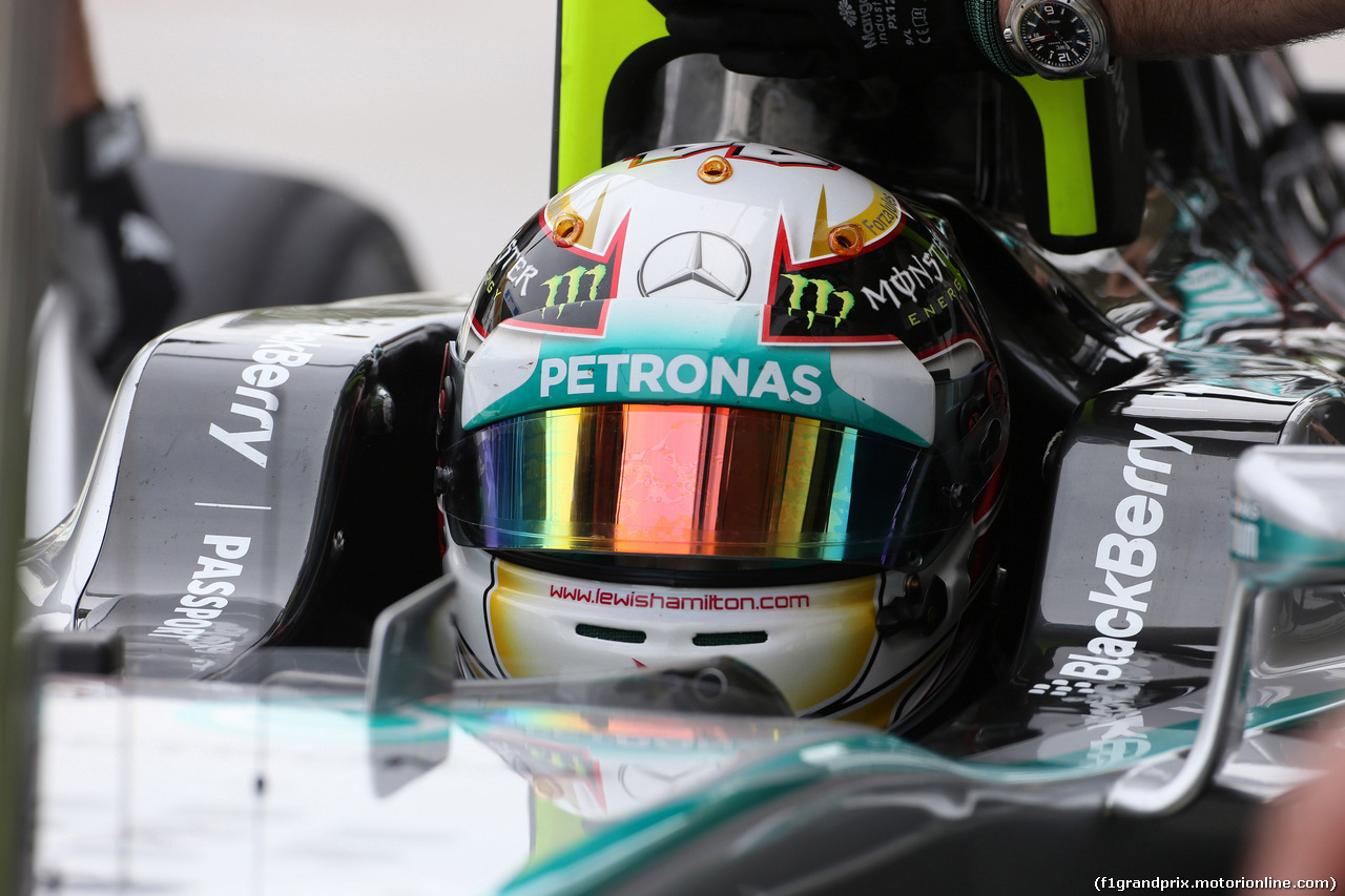 GP BRASILE, 07.11.2014 - Prove Libere 1, Lewis Hamilton (GBR) Mercedes AMG F1 W05