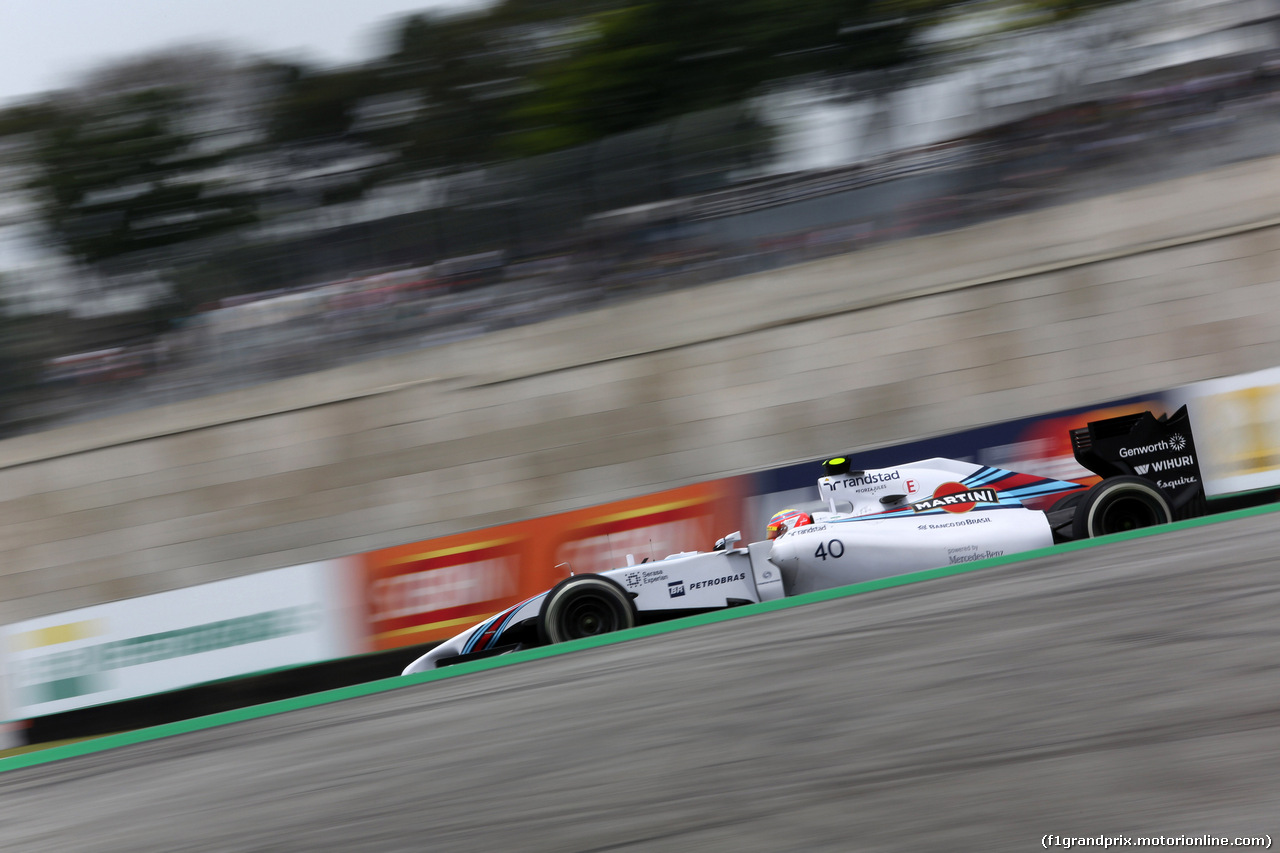 GP BRASILE, 07.11.2014 - Prove Libere 1, Felipe Nasr (BRA) Williams Test e Reserve Driver