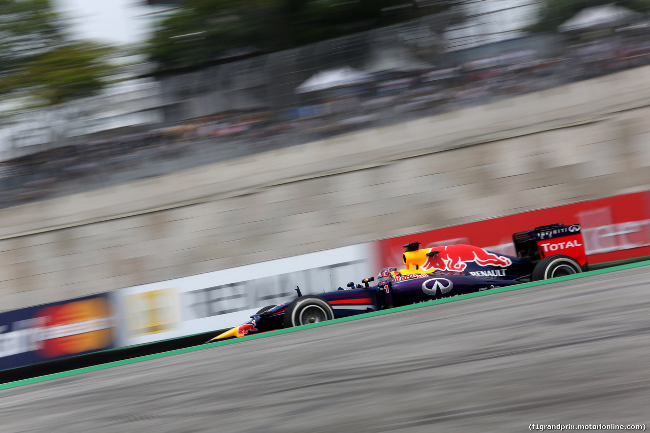 GP BRASILE, 07.11.2014 - Prove Libere 1, Sebastian Vettel (GER) Red Bull Racing RB10