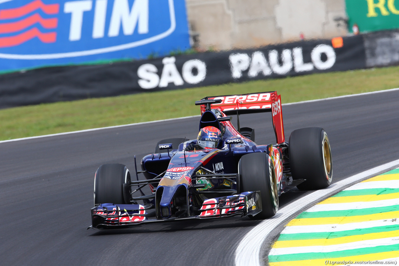 GP BRASILE, 07.11.2014 - Prove Libere 1, Max Verstappen (NED) Scuderia Toro Rosso STR9