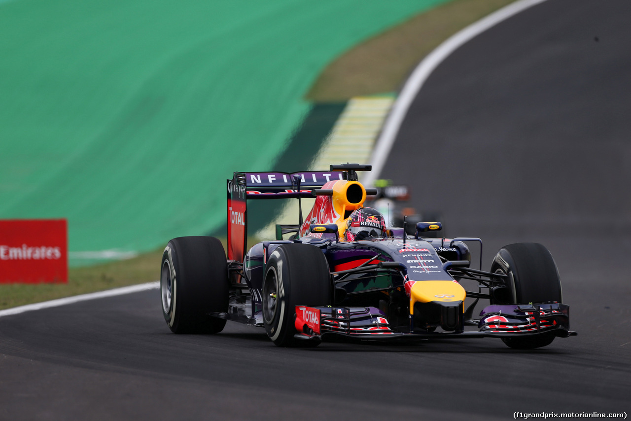 GP BRASILE, 07.11.2014 - Prove Libere 1, Sebastian Vettel (GER) Red Bull Racing RB10