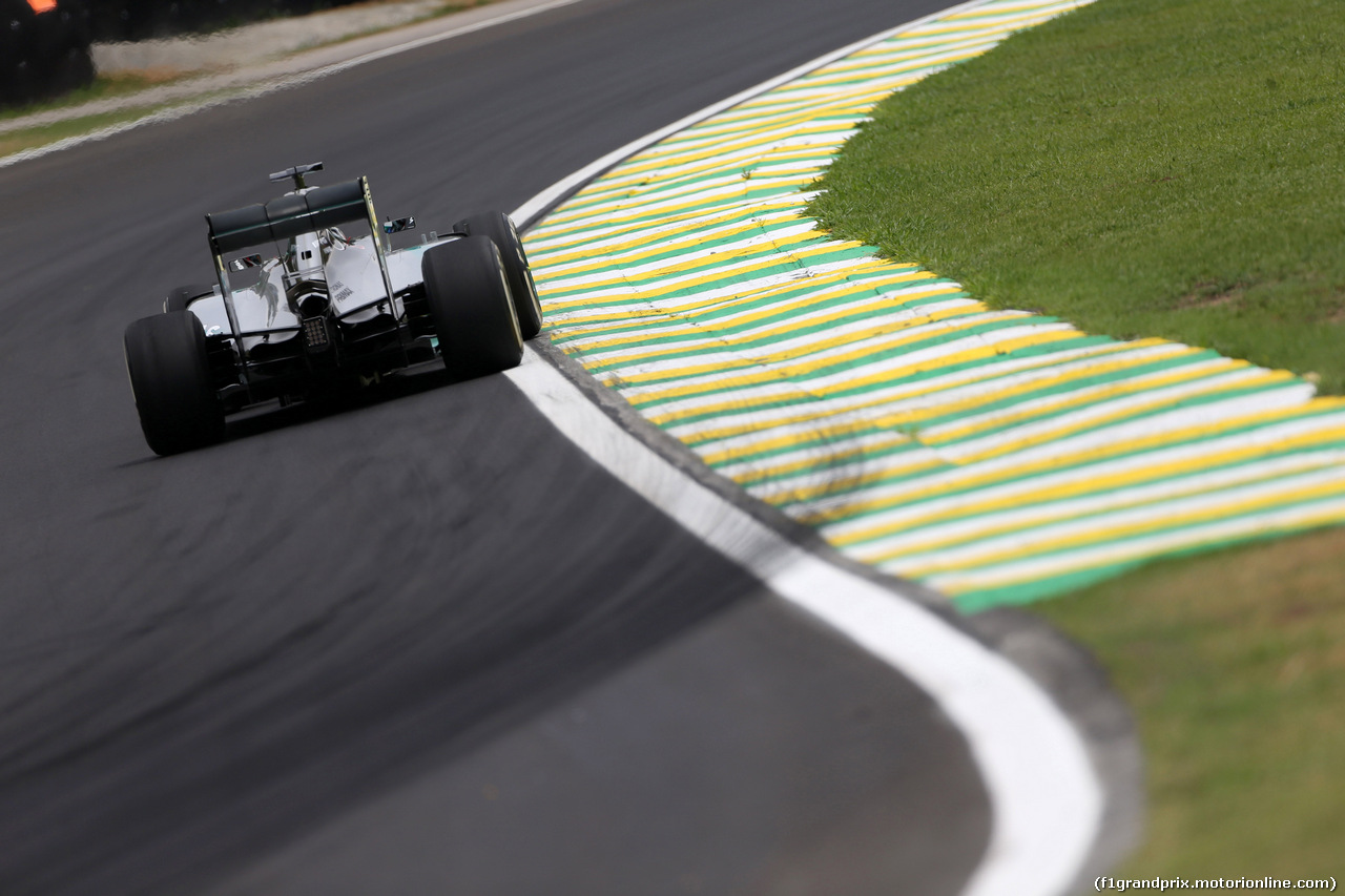 GP BRASILE, 07.11.2014 - Prove Libere 1, Lewis Hamilton (GBR) Mercedes AMG F1 W05