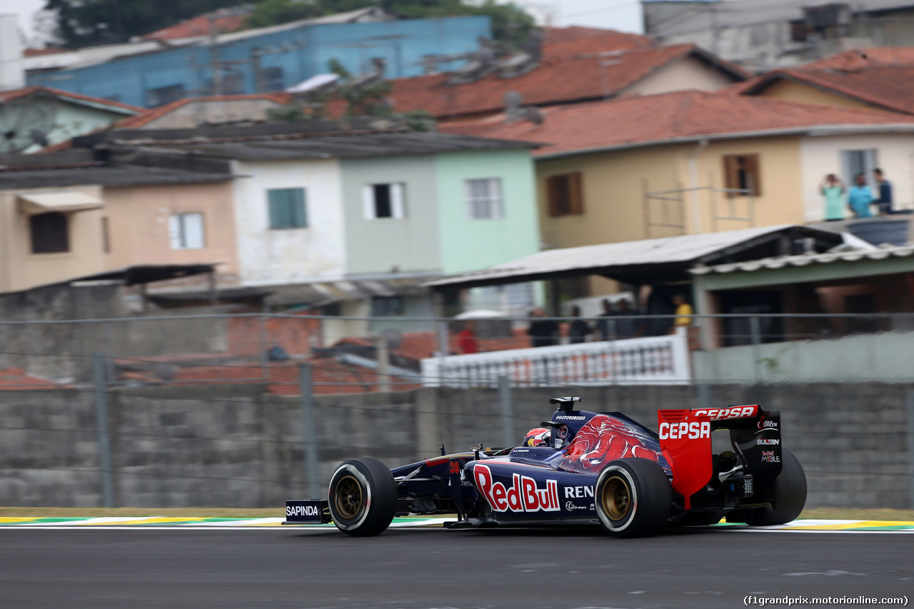 GP BRASILE, 07.11.2014 - Prove Libere 1, Max Verstappen (NED) Scuderia Toro Rosso STR9