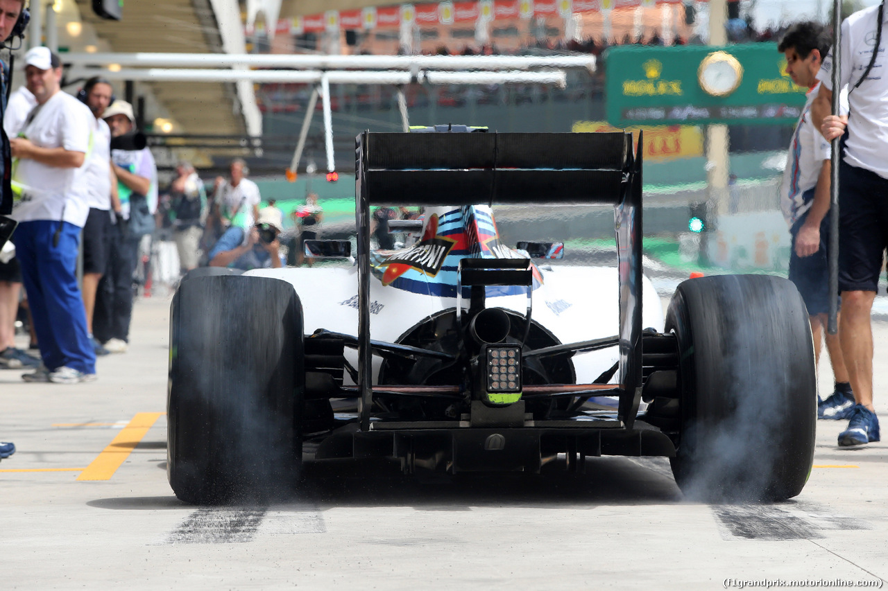 GP BRASILE, 07.11.2014 - Prove Libere 2, Valtteri Bottas (FIN) Williams F1 Team FW36
