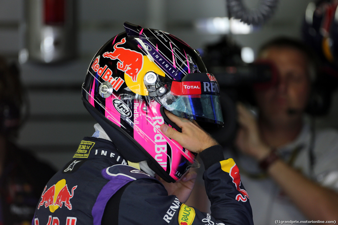 GP BRASILE, 07.11.2014 - Prove Libere 2, Sebastian Vettel (GER) Red Bull Racing RB10