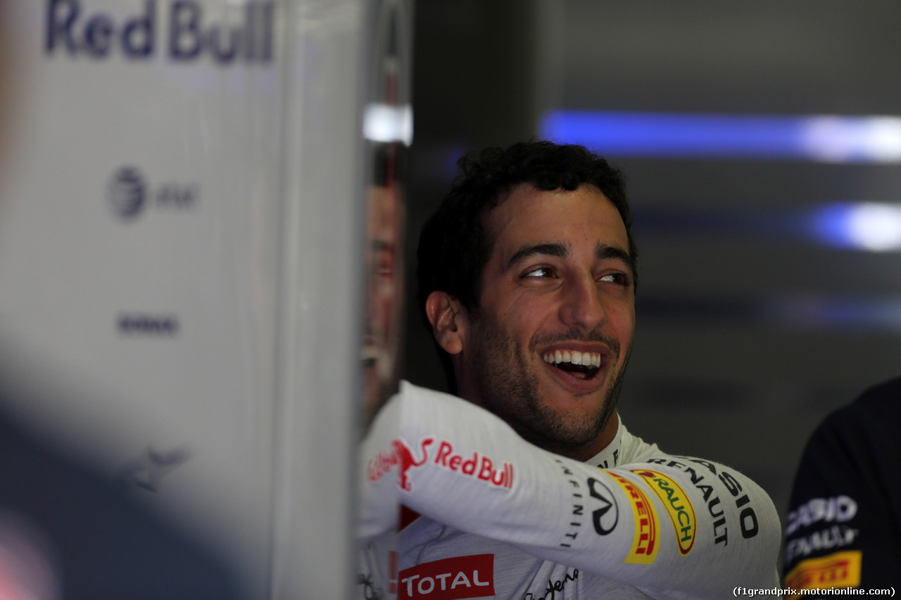 GP BRASILE, 07.11.2014 - Prove Libere 2, Daniel Ricciardo (AUS) Red Bull Racing RB10