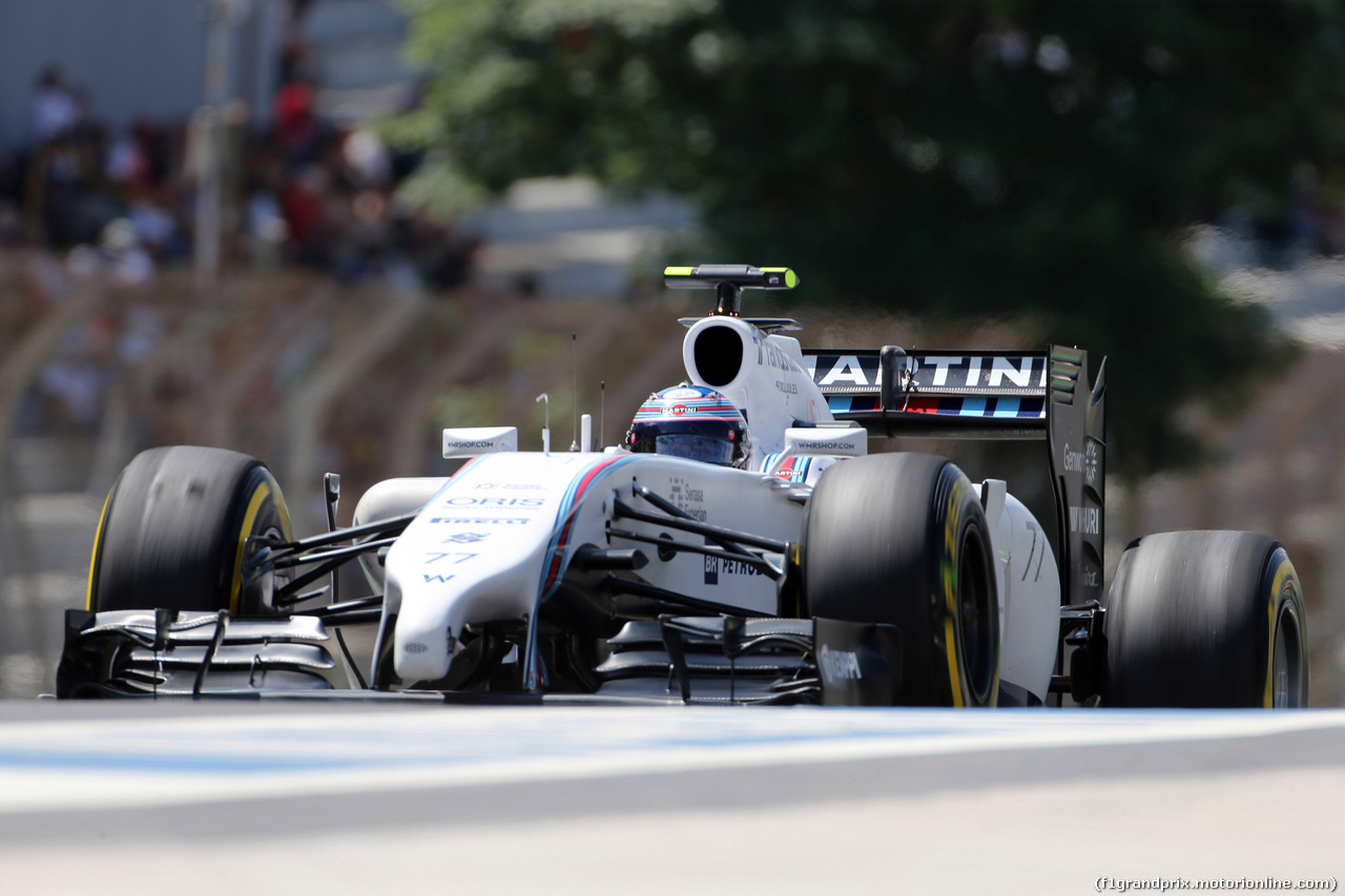 GP BRASILE, 07.11.2014 - Prove Libere 2, Valtteri Bottas (FIN) Williams F1 Team FW36