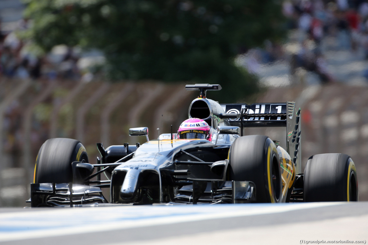 GP BRASILE, 07.11.2014 - Prove Libere 2, Jenson Button (GBR) McLaren Mercedes MP4-29