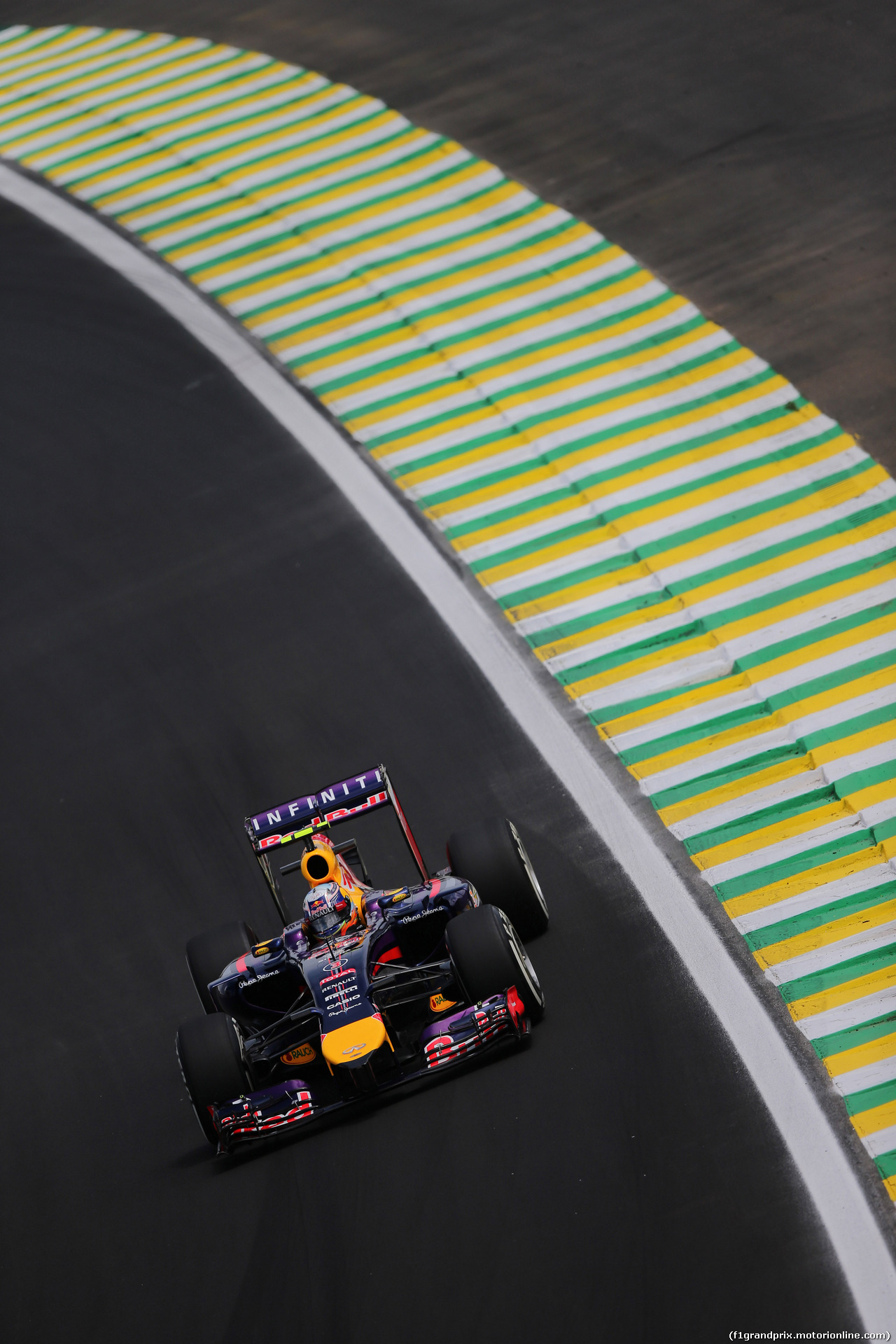 GP BRASILE, 07.11.2014 - Prove Libere 2, Daniel Ricciardo (AUS) Red Bull Racing RB10
