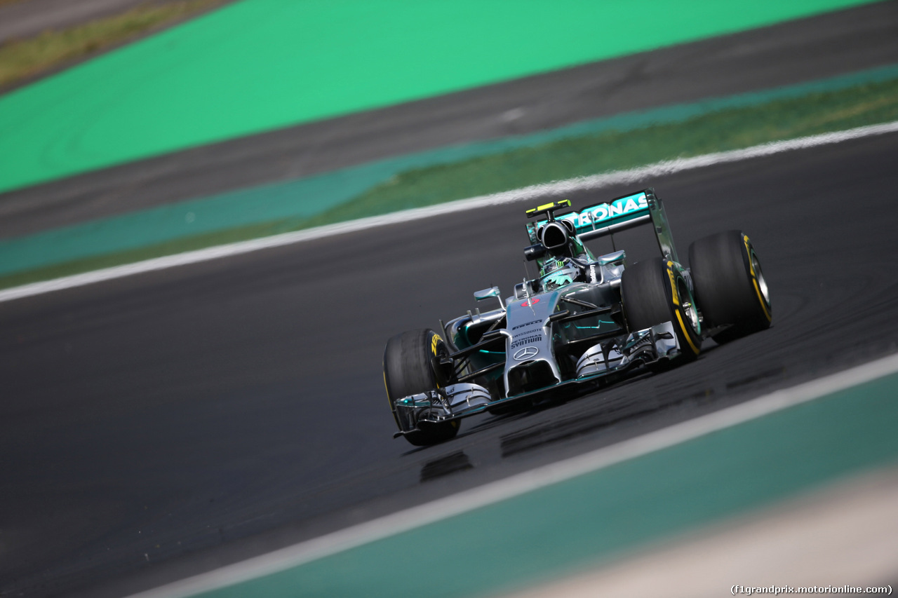 GP BRASILE, 07.11.2014 - Prove Libere 2, Nico Rosberg (GER) Mercedes AMG F1 W05
