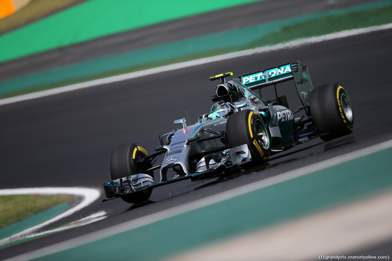 GP BRASILE, 07.11.2014 - Prove Libere 2, Nico Rosberg (GER) Mercedes AMG F1 W05