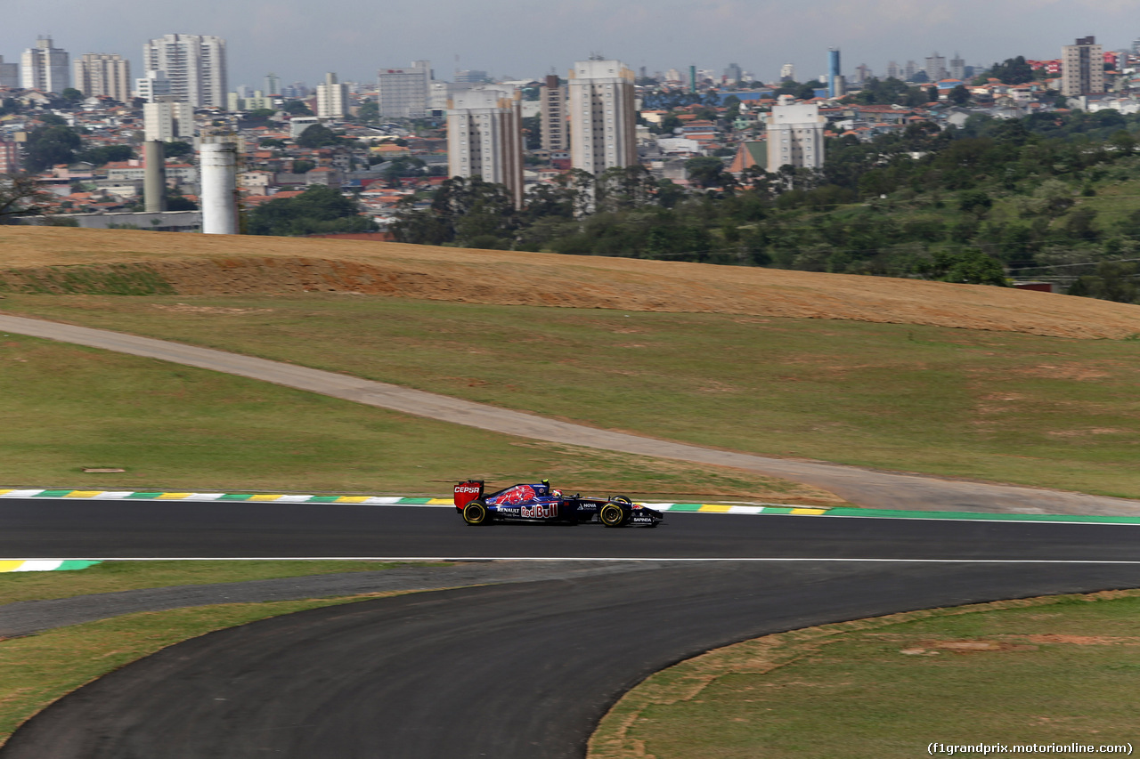 GP BRASILE, 07.11.2014 - Prove Libere 2, Daniil Kvyat (RUS) Scuderia Toro Rosso STR9