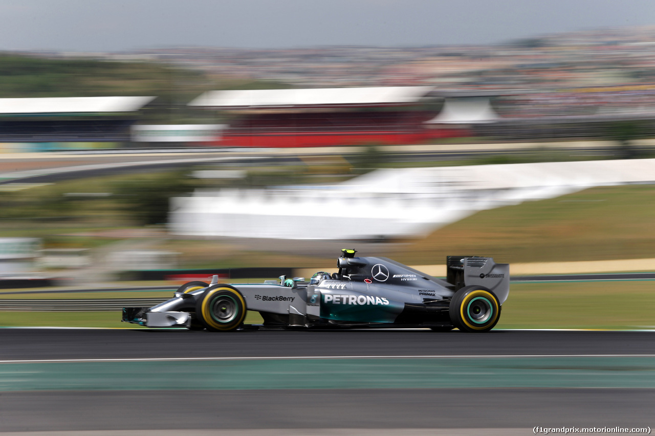 GP BRASILE, 07.11.2014 - Prove Libere 2, Nico Rosberg (GER) Mercedes AMG F1 W05