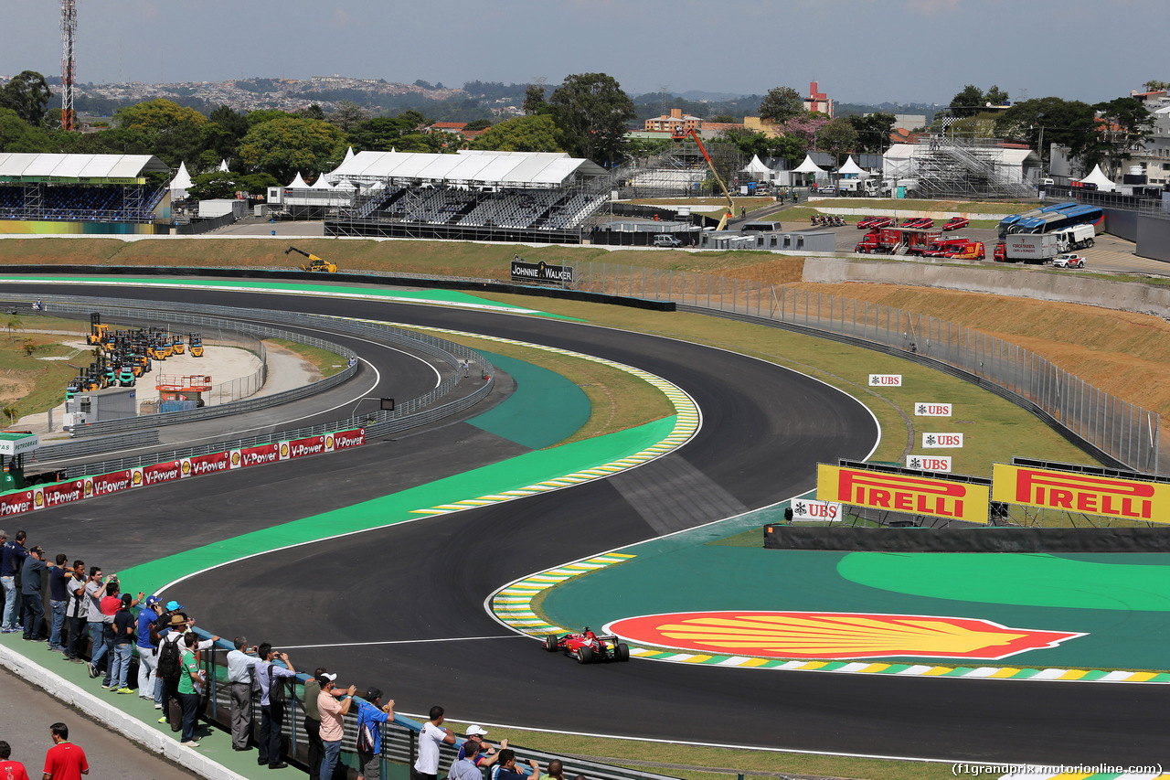 GP BRASILE, 07.11.2014 - Prove Libere 2, Kimi Raikkonen (FIN) Ferrari F14-T