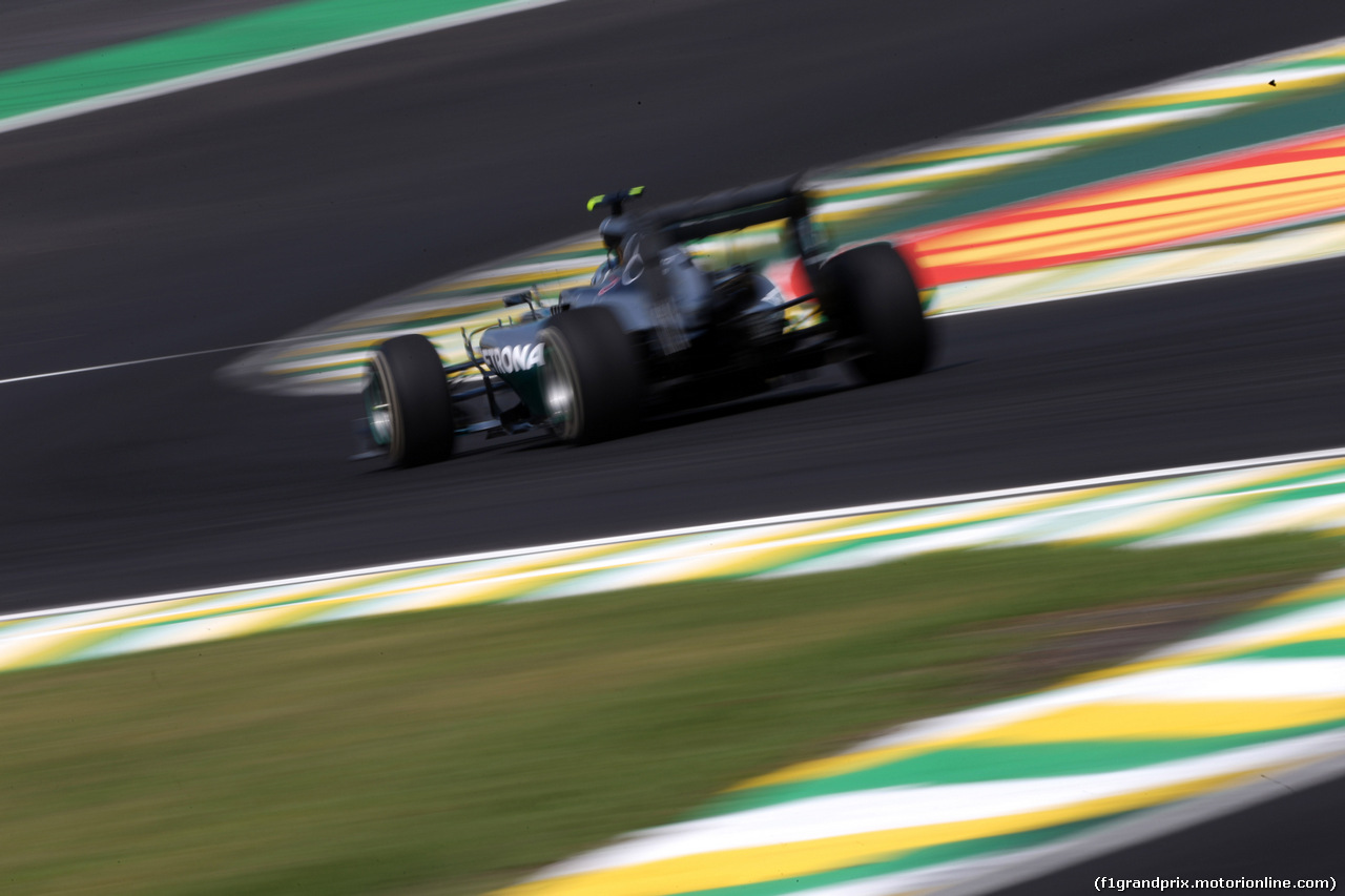 GP BRASILE, 07.11.2014 - Prove Libere 2, Nico Rosberg (GER) Mercedes AMG F1 W05