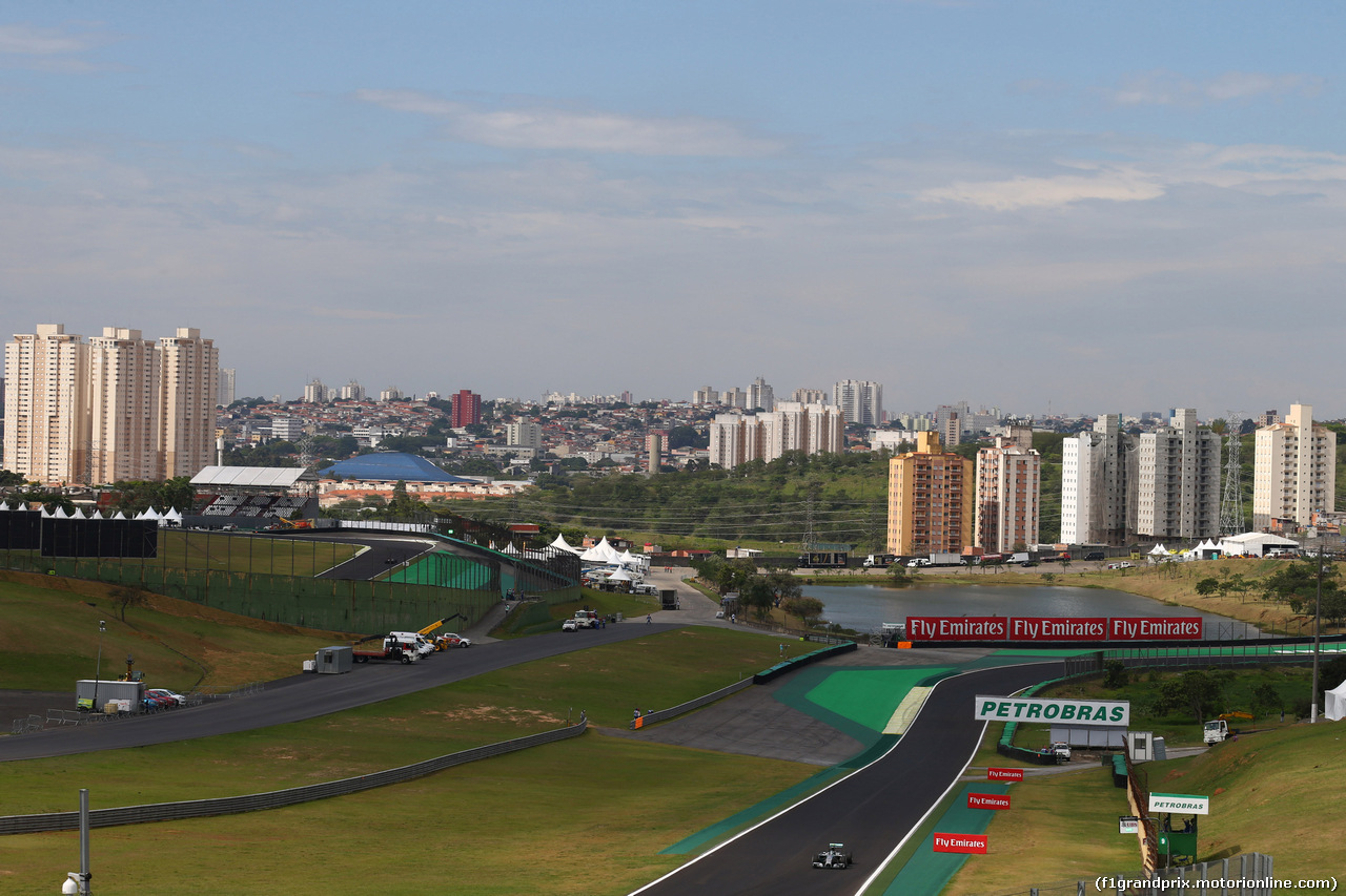 GP BRASILE, 07.11.2014 - Prove Libere 2, Nico Rosberg (GER) Mercedes AMG F1 W05
