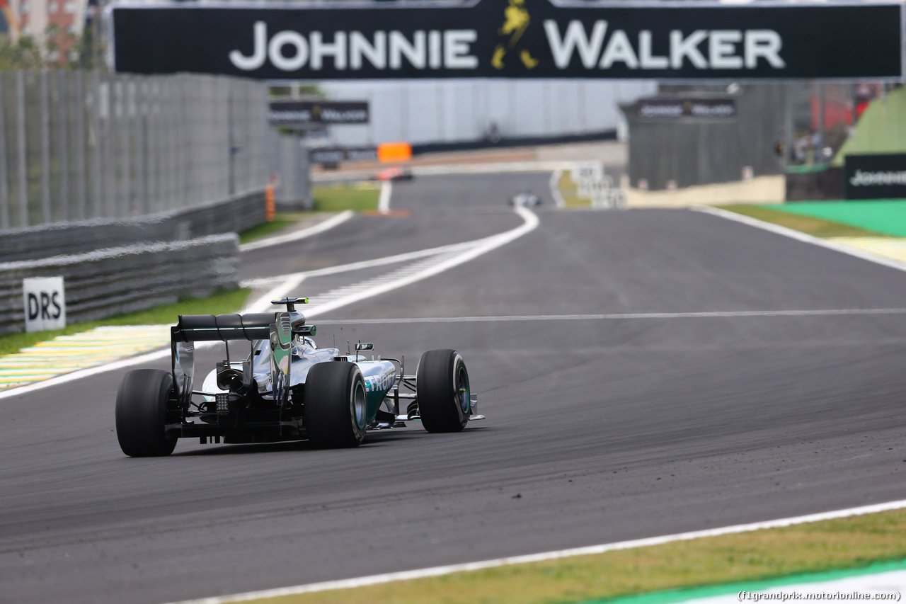 GP BRASILE, 07.11.2014 - Prove Libere 2, Nico Rosberg (GER) Mercedes AMG F1 W05