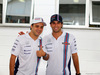 GP BRASILE, 06.11.2014 - Felipe Massa (BRA) Williams F1 Team FW36 e Felipe Nasr (BRA) Williams Test e Reserve Driver