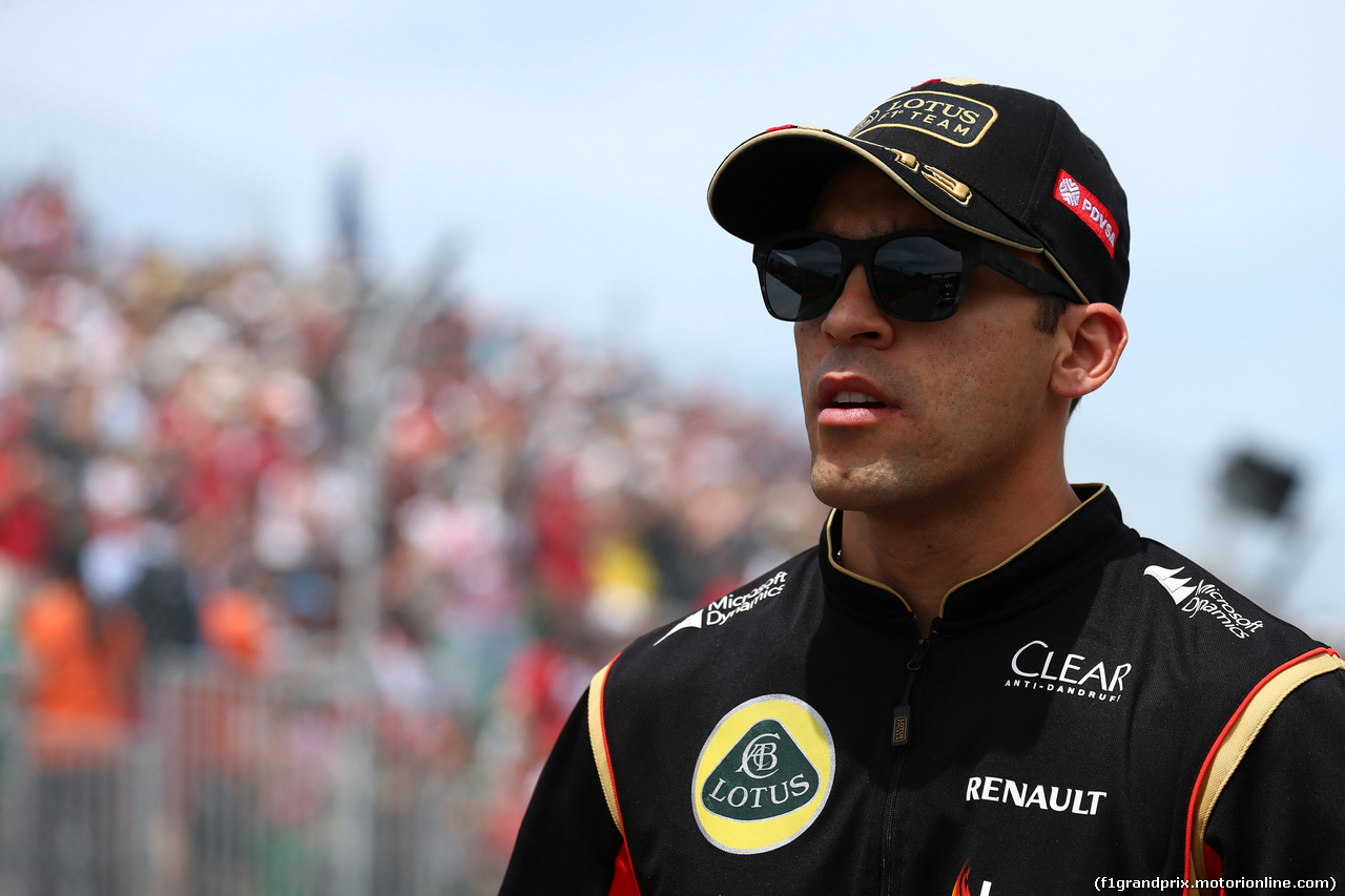 GP CANADA, 08.06.2014- Pastor Maldonado (VEN) Lotus F1 Team E22 at drivers parade