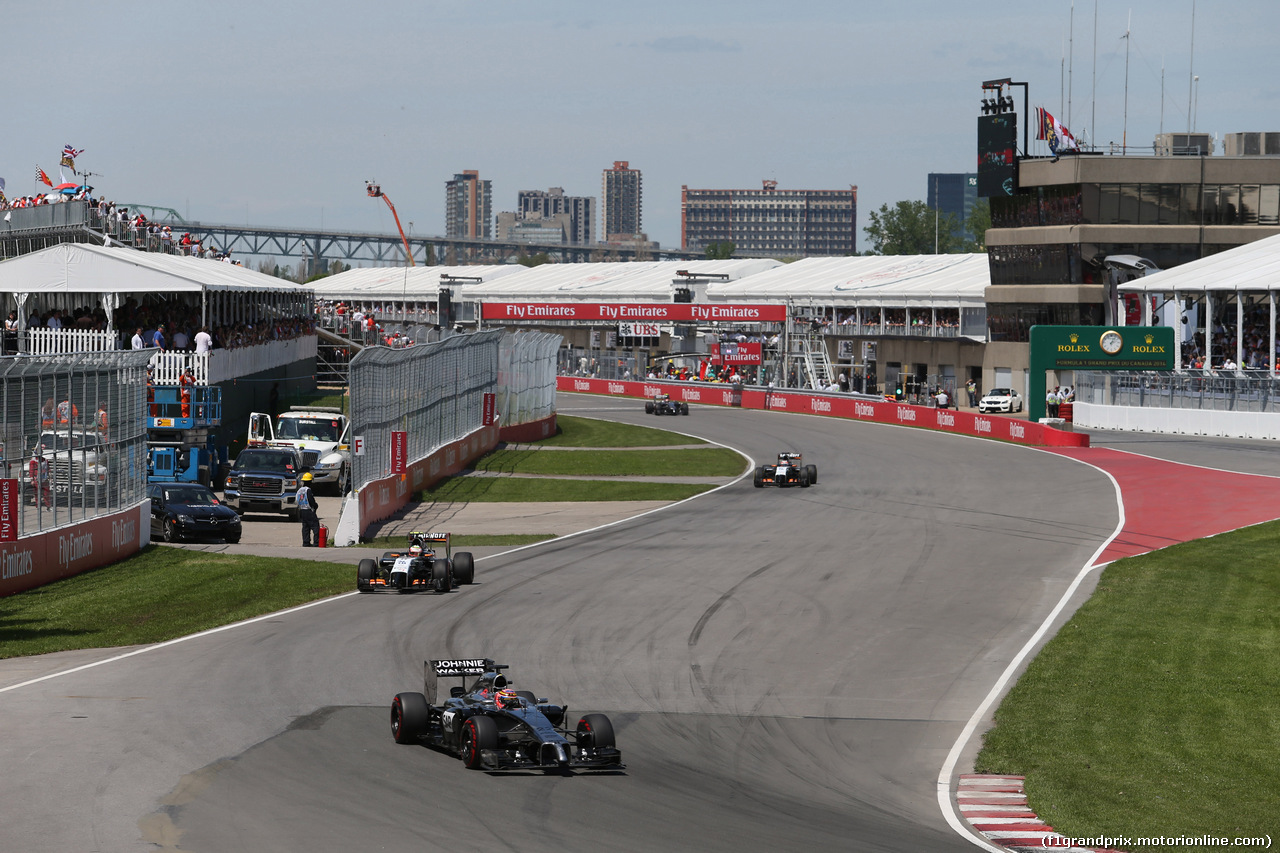 GP CANADA, 08.06.2014- Gara, Jenson Button (GBR) McLaren Mercedes MP4-29