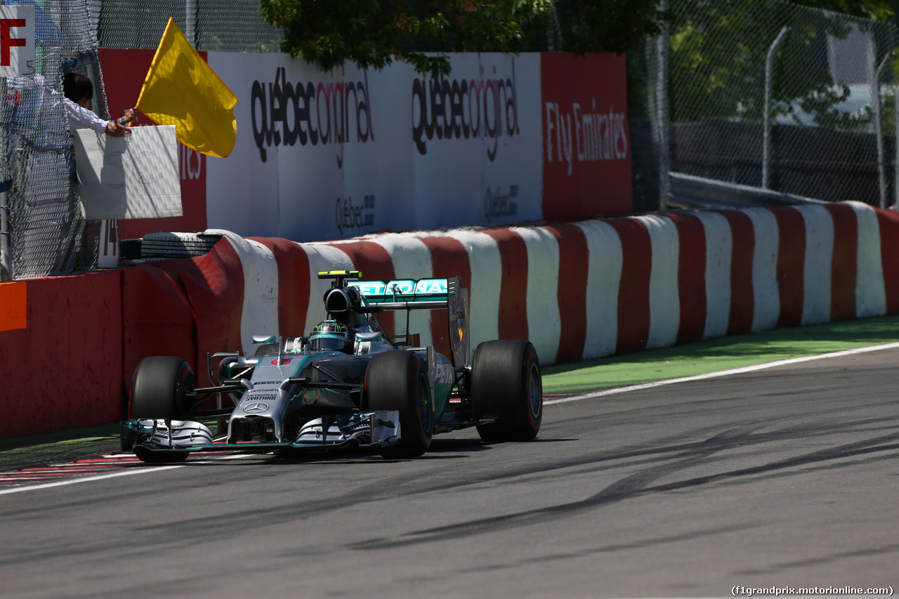 GP CANADA, 08.06.2014- Gara, Nico Rosberg (GER) Mercedes AMG F1 W05